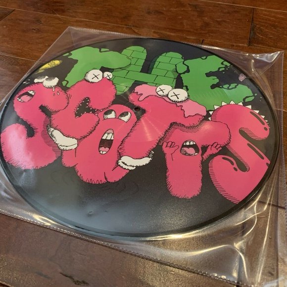 Kaws Travis Scott Other Travis Scott X Kid Cudi X Kaws Picture Disc 12 Poshmark